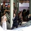 Beatrice Dalle  -  Tournage Du Film 'bye, Bye Blondie', A La Gare De L'est.