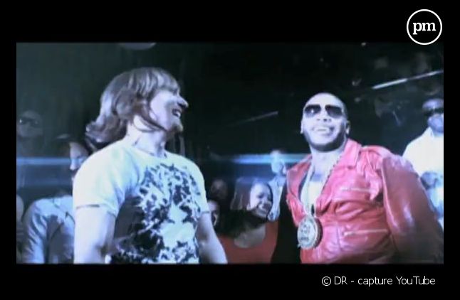 David Guetta et Flo Rida dans le clip "Club Can't Handle Me"