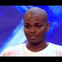 Cyril Cinelu dans "The X Factor" le 28 août 2010 à la télévision britannique.