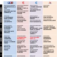 Tous les programmes de la télé du 25 septembre au 1er octobre