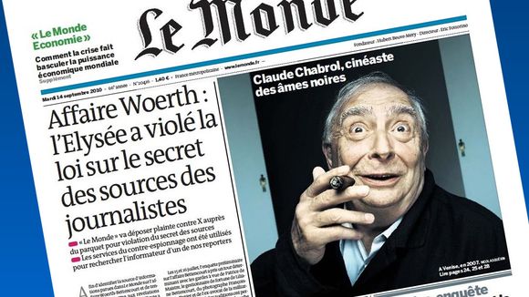 "Le Monde", qui accuse l'Elysée d'avoir violé la loi sur le secret des sources, va porter plainte