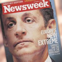 Newsweek met Sarkozy en Une pour illustrer un sujet sur l'extrême droite