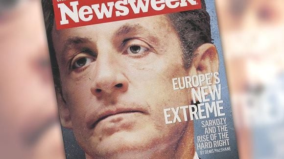 Newsweek met Sarkozy en Une pour illustrer un sujet sur l'extrême droite