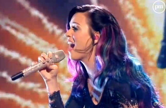 Katy Perry sur le plateau de "The X Factor"
