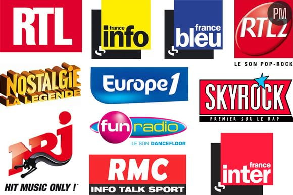 Les logos des radios françaises