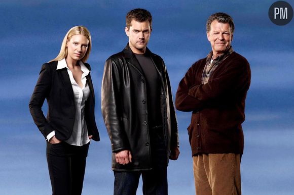 Anna Torv, Joshua Jackson et John Noble dans "Fringe"