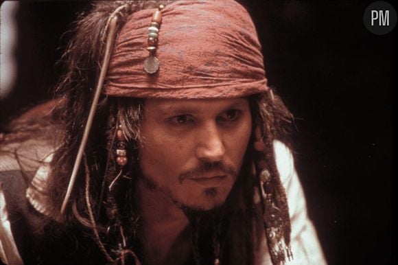 Johnny Depp dans "Pirates des Caraïbes, la malédiction du Black Pearl".