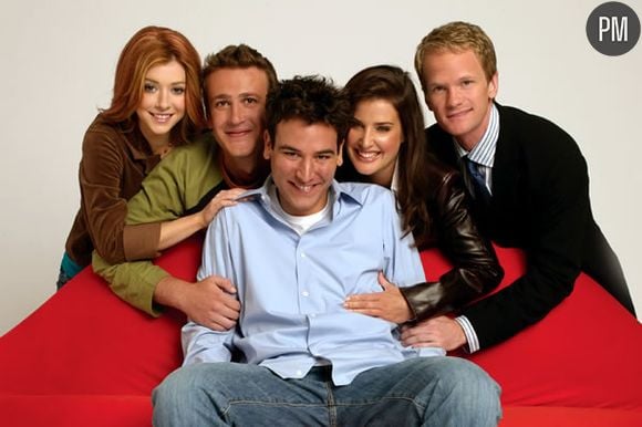 Alyson Hannigan, Jason Segel, Josh Radnor, Cobie Smulders, Neil Patrick Harris dans "How I met your mother"