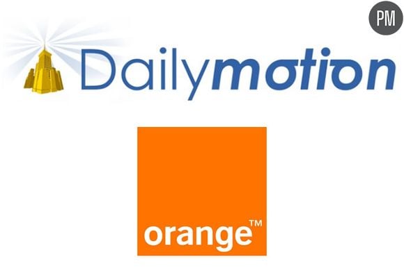 Les logos de Dailymotion et Orange