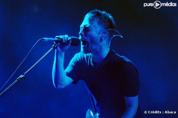 Thom Yorke, chanteur de Radiohead