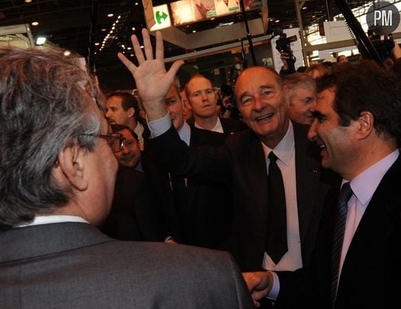 Jacques Chirac visite le Salon de l'Agriculture, le 22 février 2011 à Paris