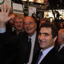 Jacques Chirac visite le Salon de l'Agriculture, le 22 février 2011 à Paris