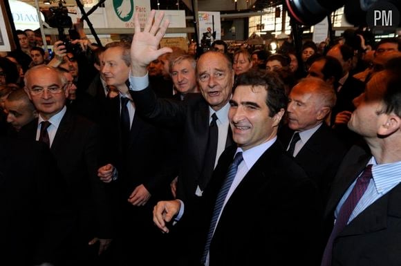 Jacques Chirac visite le Salon de l'Agriculture, le 22 février 2011 à Paris