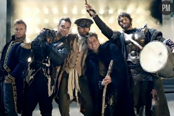 Take That dans le clip de "Kidz"