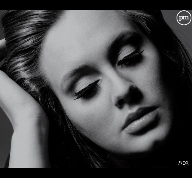 Adele sur la pochette de l'album "21"