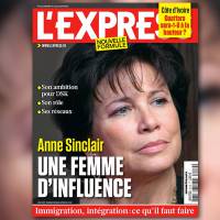 Anne Sinclair, "une femme d'influence" à la Une de L'Express