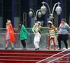 Le tournage de "Glee" à Times Square