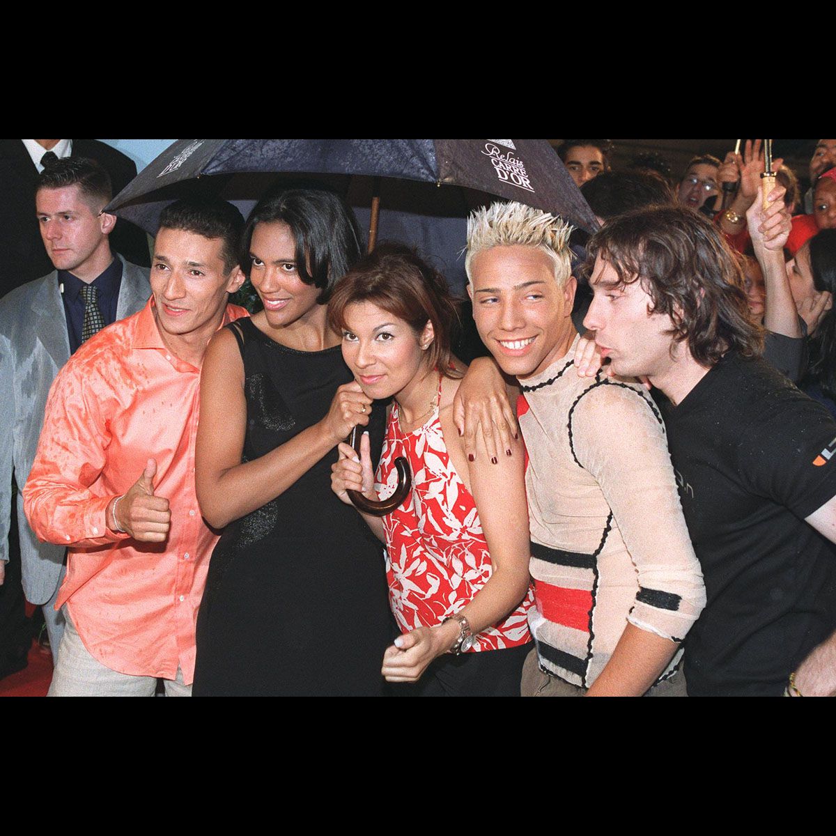 Aziz, Julie, Kenza, Steevy et David. Loft Story 1. - photo - Puremedias