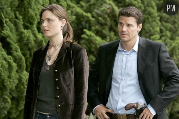 Emily Deschanel et David Boreanaz dans "Bones"