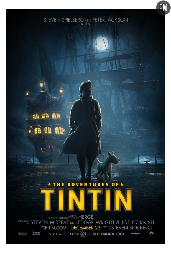 Affiche promotionnelle de "Tintin"