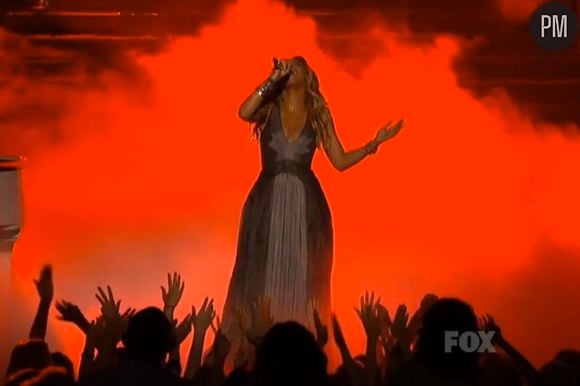 Beyoncé sur le plateau d'"American Idol"