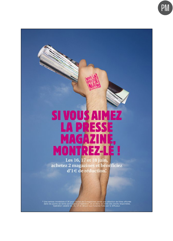 Campagne de promotion pour la presse magazine, juin 2011