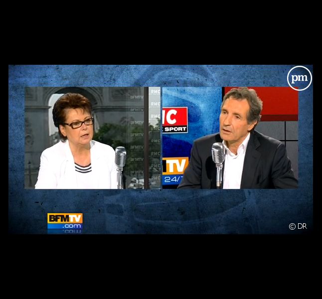 Christine Boutin invitée de Jean-Jacques Bourdin, le 24 juin 2011 sur BFM TV