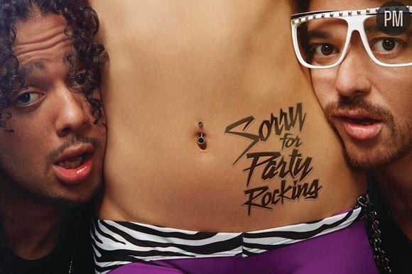 LMFAO sur la pochette de "Sorry for Party Rockin"