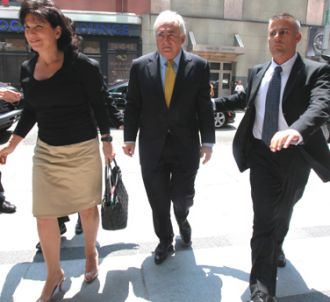 Anne Sinclair et Dominique Strauss-Kahn, en juillet 2011.