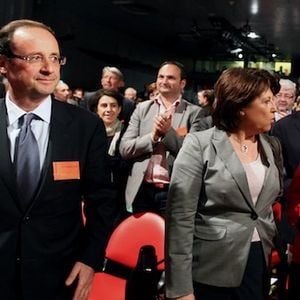 François Hollande, Martine Aubry et Ségolène Royal, en avril 2011