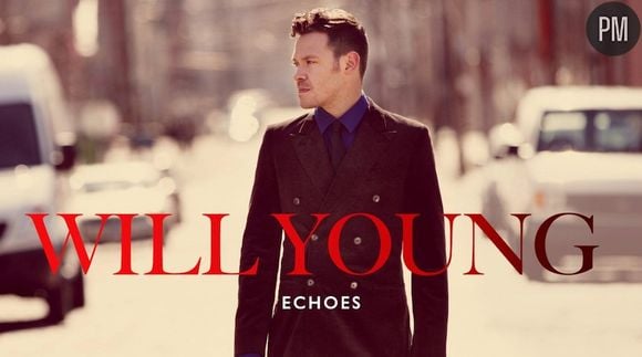 Will Young sur la pochette de son album "Echoes"