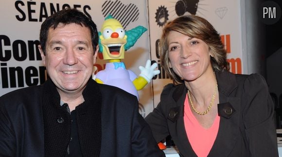 Philippe Peythieu et Veronique Augereau, les voix françaises d'Homer et Marge Simpson