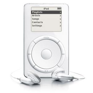 Le premier iPod, lancé en 2001.