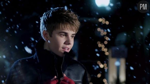 Justin Bieber dans le clip de "Mistletoe"