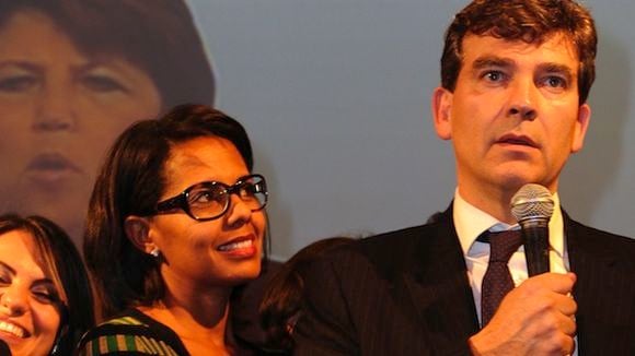 Audrey Pulvar attaque un site web qui a évoqué son couple avec Arnaud Montebourg