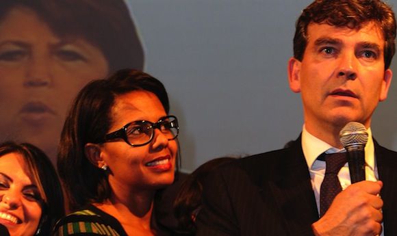 Audrey Pulvar et Arnaud Montebourg