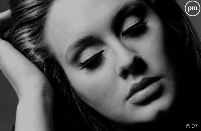 Adele sur la pochette de l'album "21"