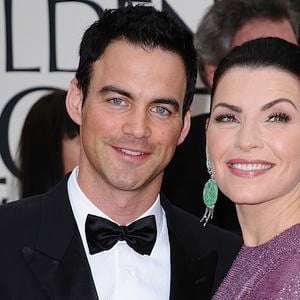 Julianna Margulies et Keith Lieberthal sur le tapis rouge des Golden Globes 2012