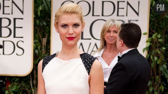 Claire Danes sur le tapis rouge des Golden Globes 2012