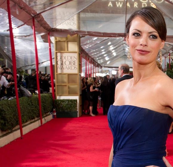 Bérénice Bejo sur le tapis rouge des Golden Globes 2012