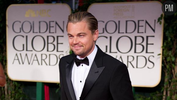 Leonardo DiCaprio sur le tapis rouge des Golden Globes 2012