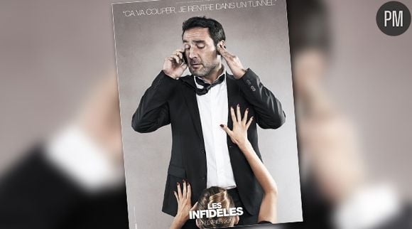 "Les Infidèles" avec Jean Dujardin et Gilles Lellouche.