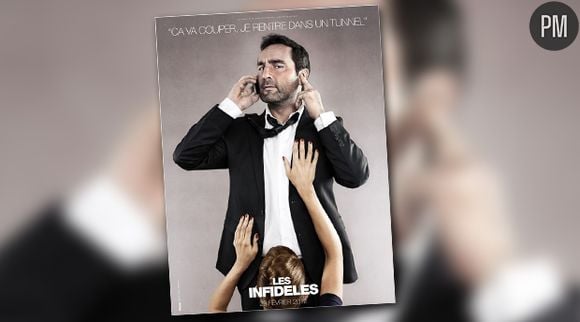 "Les Infidèles" avec Jean Dujardin et Gilles Lellouche.