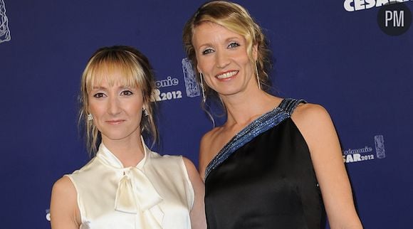 Audrey Lamy et Alexandra Lamy sur le tapis rouge de la 37e nuit des César