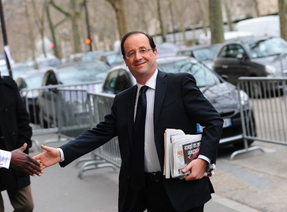 François Hollande, candidat PS à la présidentielle.