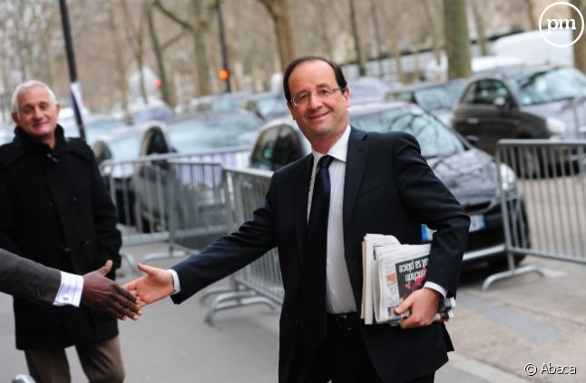 François Hollande, candidat PS à la présidentielle.