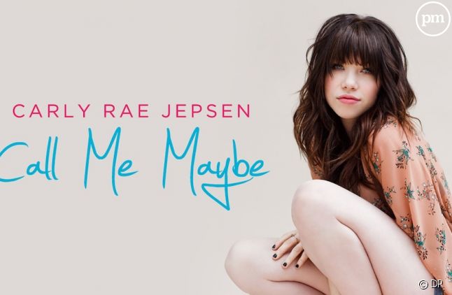 Carly Rae Jepsen sur la pochette de "Call Me Maybe"