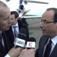 Zapping : Guerre des micros entre TF1 et France 2 pour interroger François Hollande