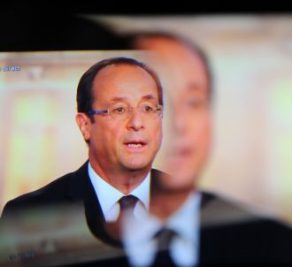 François Hollande, le 2 mai 2012 lors du débat face à...