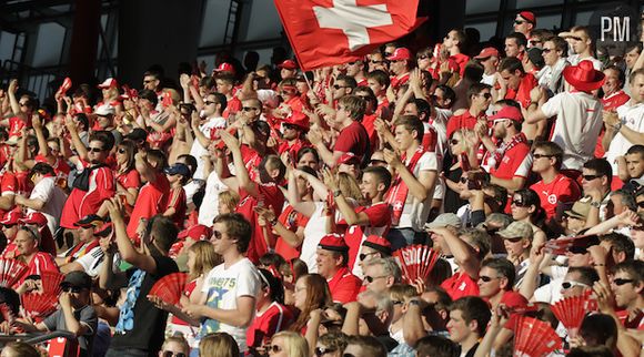 Supporters de l'équipe de football suisse